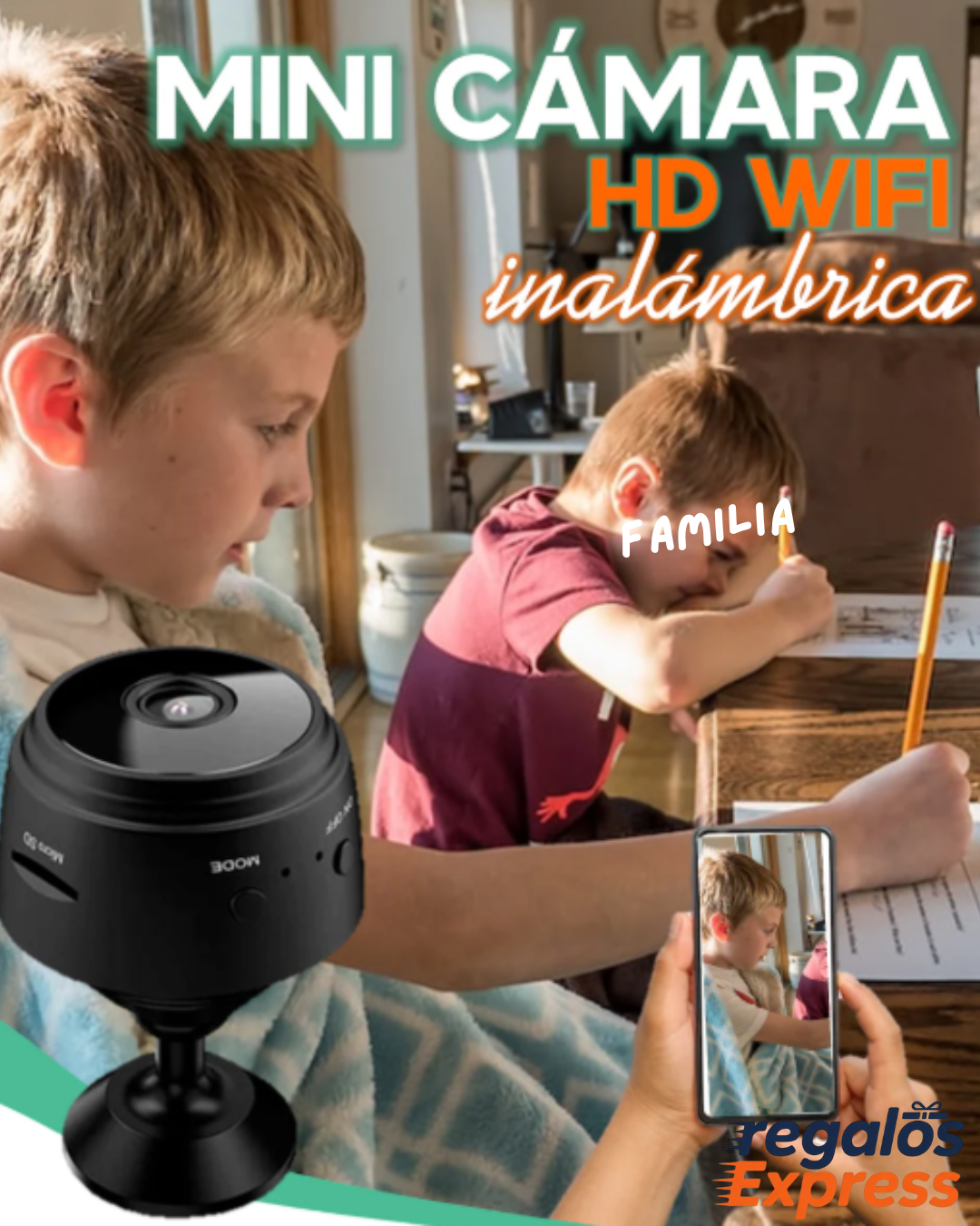 Mini Cámara de Seguridad espía 360