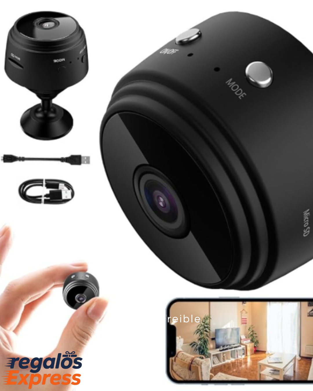 Mini Cámara de Seguridad espía 360